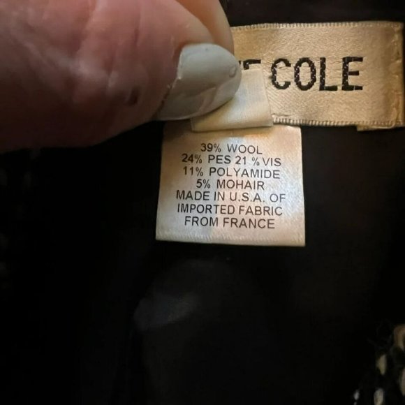 Judy Lee Cole Wool‎ Women’s Blazer Size 2 - Picture 5 of 7